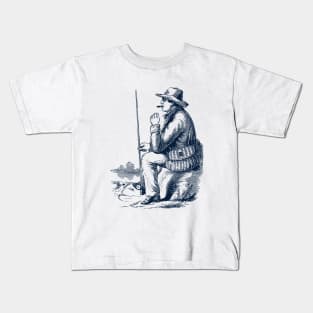 Fishing / Vintage Fisherman / Fishing Design / Fishing Lover / Fisherman gift / Sport Fishing Kids T-Shirt